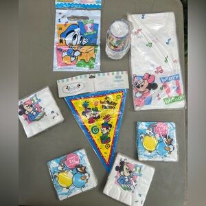 Vintage Mickey & Minnie- Disney 1st Birthday Decorations